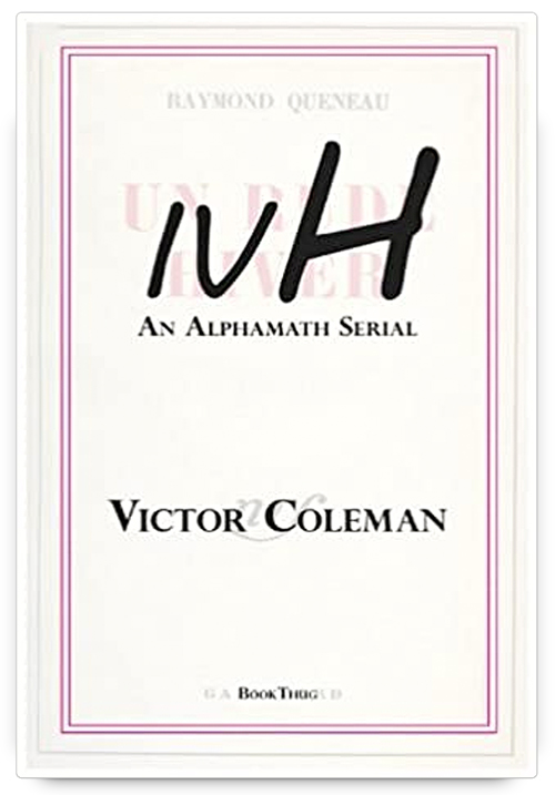 ivH: An Alphamath Serial by Victor Coleman