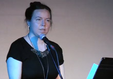 Emily Anglin reading from The Third Person at the 2017 BookThug Fall Launch