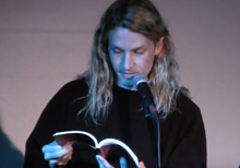 William Ellis reading from The Videofag Book at the 2017 BookThug Fall Launch